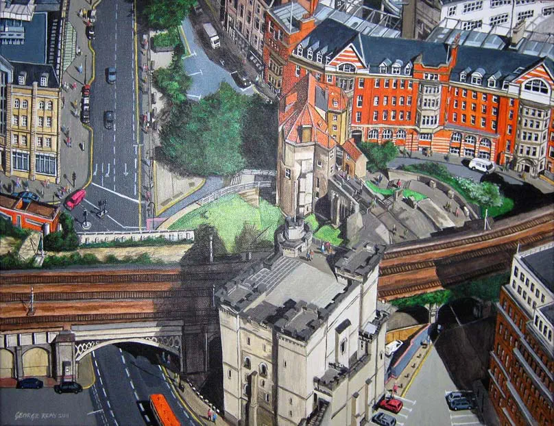 Birds Eye View Of Newcastle 4