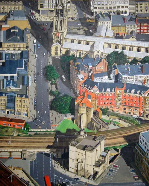 Birds Eye View Of Newcastle 5